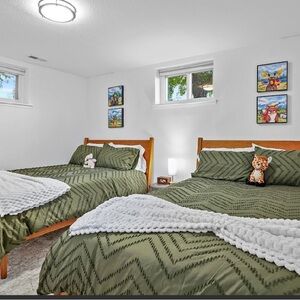 Microfiber Duvet Cover Set - Green